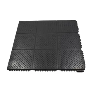 Rubber Gym Mat - FTX93-003 Gym Mat -35" x 35" x 0.6"