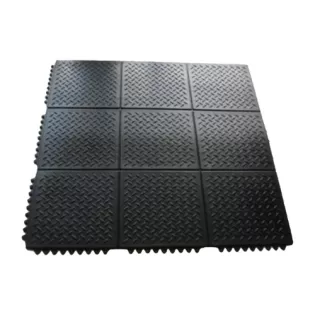 Rubber Gym Mat - FTX93-002 Gym Mat - 35" x 35" x 0.75"